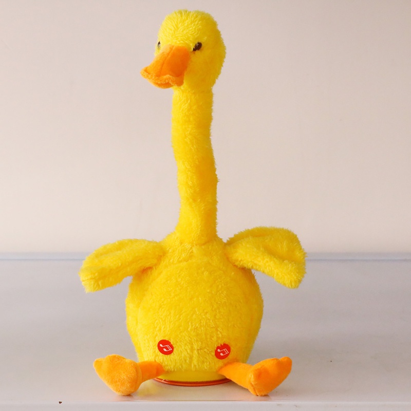 Chú Vịt Nhồi Bông Biết Nói Phát Sáng Đồ Chơi Giáo Dục Sớm Dành Cho Trẻ