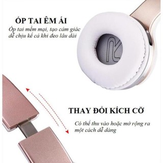 Tai nghe bluetooth cao cấp âm thanh sống động - tai nghe không dây mh5 kiêm loa nghe nhạc