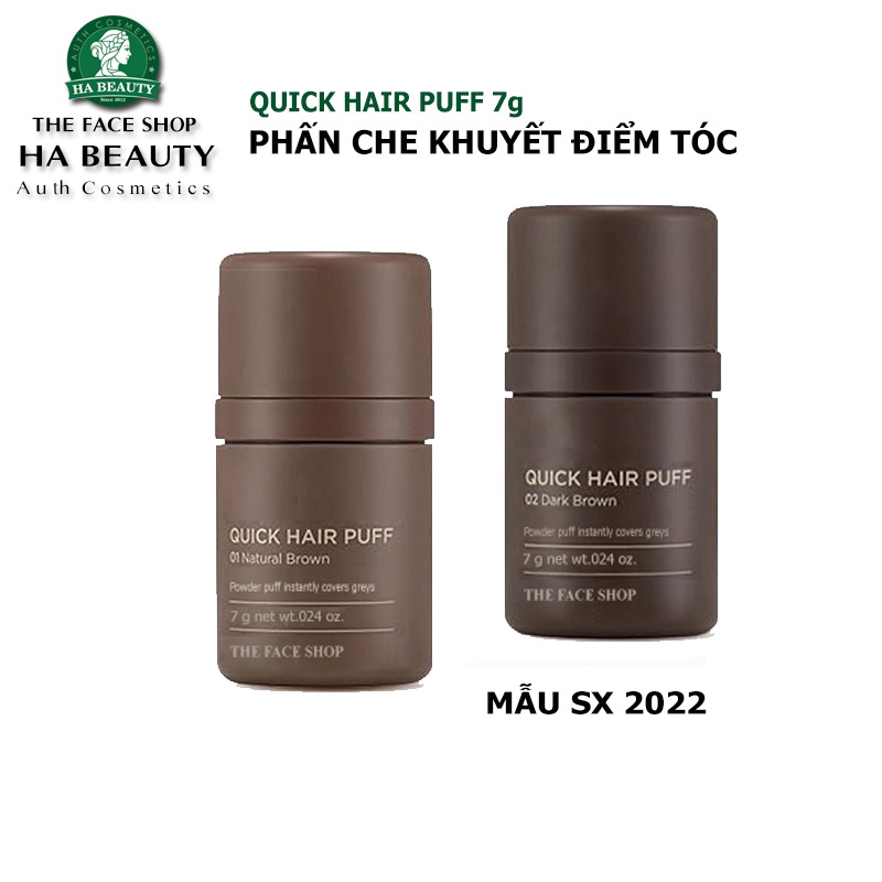 Phấn che khuyết điểm tóc The Face Shop QUICK HAIR PUFF 7g