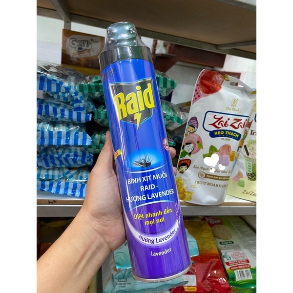Bình xịt muỗi Raid chai 600ml