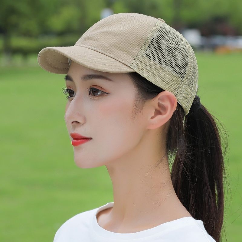 Mũ Lưỡi Trai Phối Lưới Thoáng Khí Phong Cách Hàn Quốc Thời Trang Cho Nam / Nữ ​Lưới Đỉnh Cao Cỡ Nhỏ