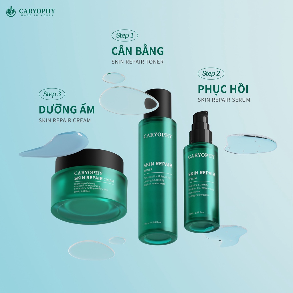 Kem dưỡng ẩm phục hồi da nhạy cảm Caryophy Skin Repair Cream 50ml