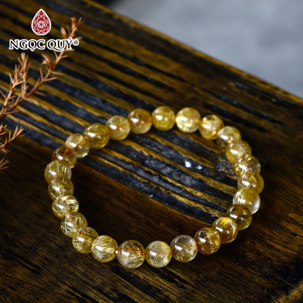 Vòng TA tóc vàng AAA - Ngọc Quý