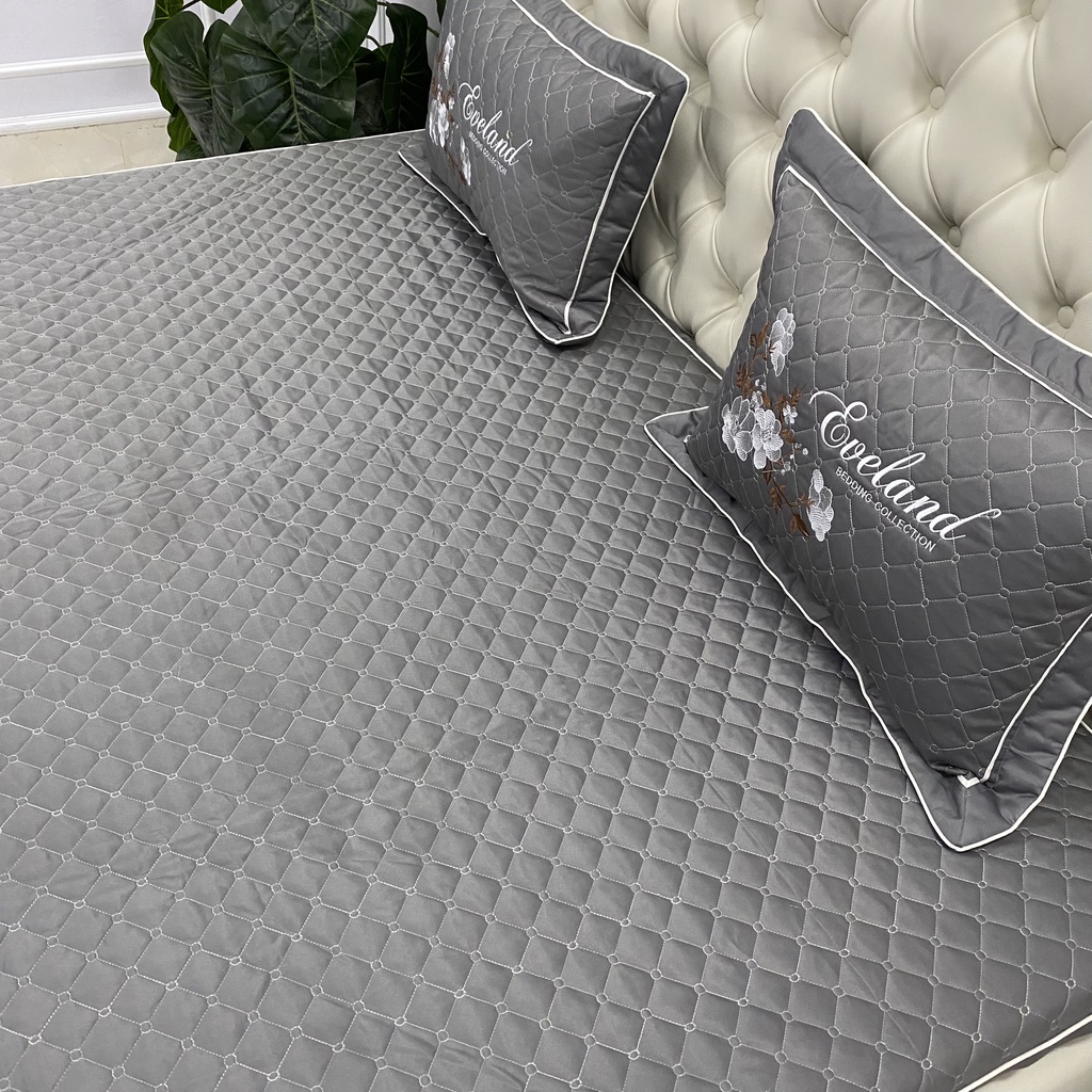 (Hàng Mới ) Ga Gối satin trần bông bo chun đẹp