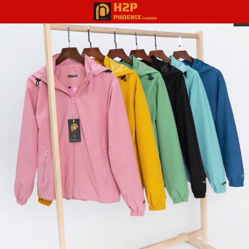 Áo khoác gió nữ 2 lớp H2P PHOENIX chống gió chống nước & tia UV tốt