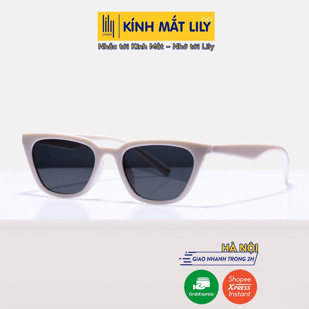 Kính mát nữ Lilyeyewear phong cách thời trang Hàn màu sắc thời trang AGAIL 88828