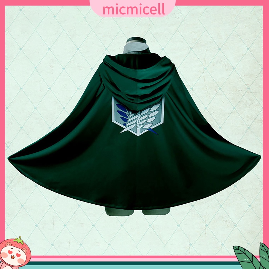 Mic_ Áo Choàng Hóa Trang Attack on Titan Họa Tiết Đặc Biệt Thoải Mái