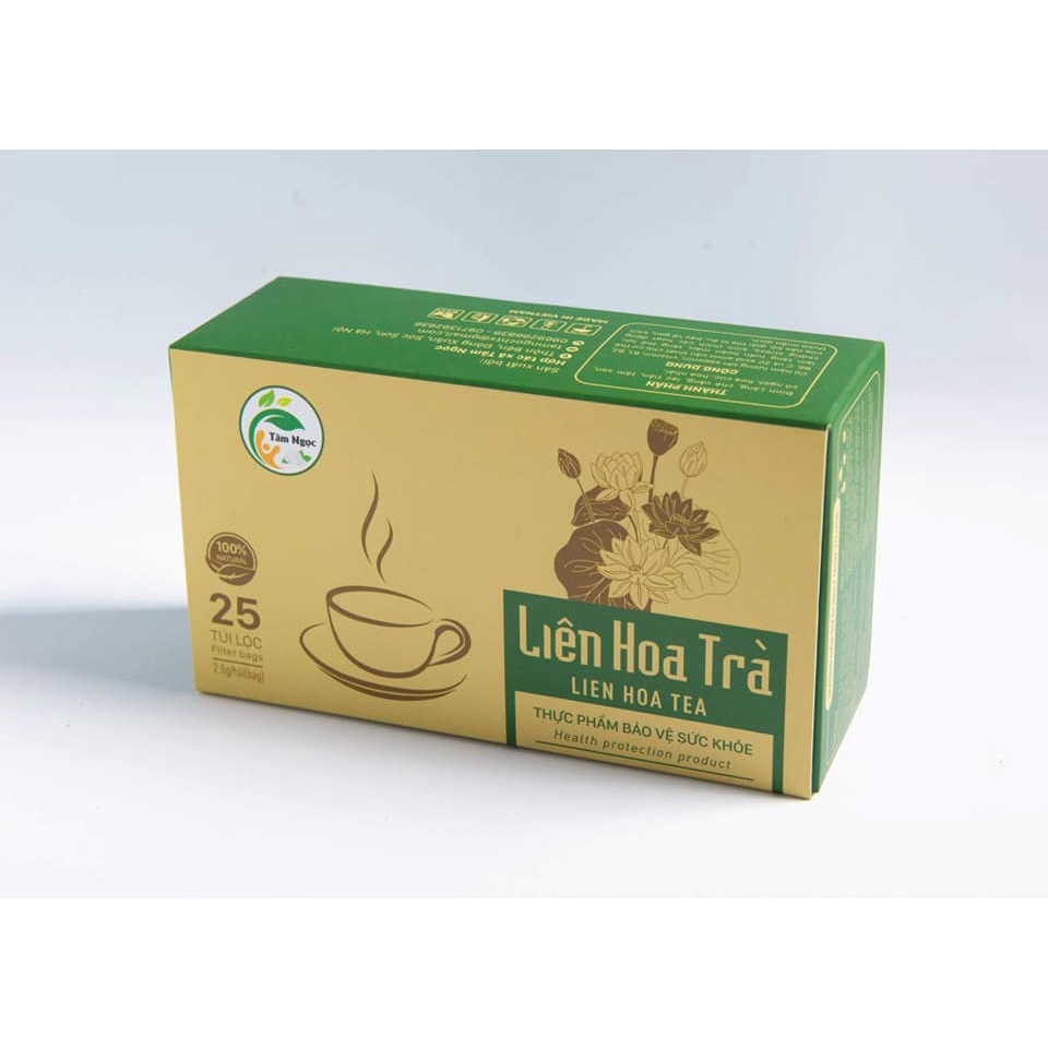 Liên Hoa Trà_Đinh lăng, chè vằng, lạc tiên, tâm sen, cỏ ngọt, hoa cúc.