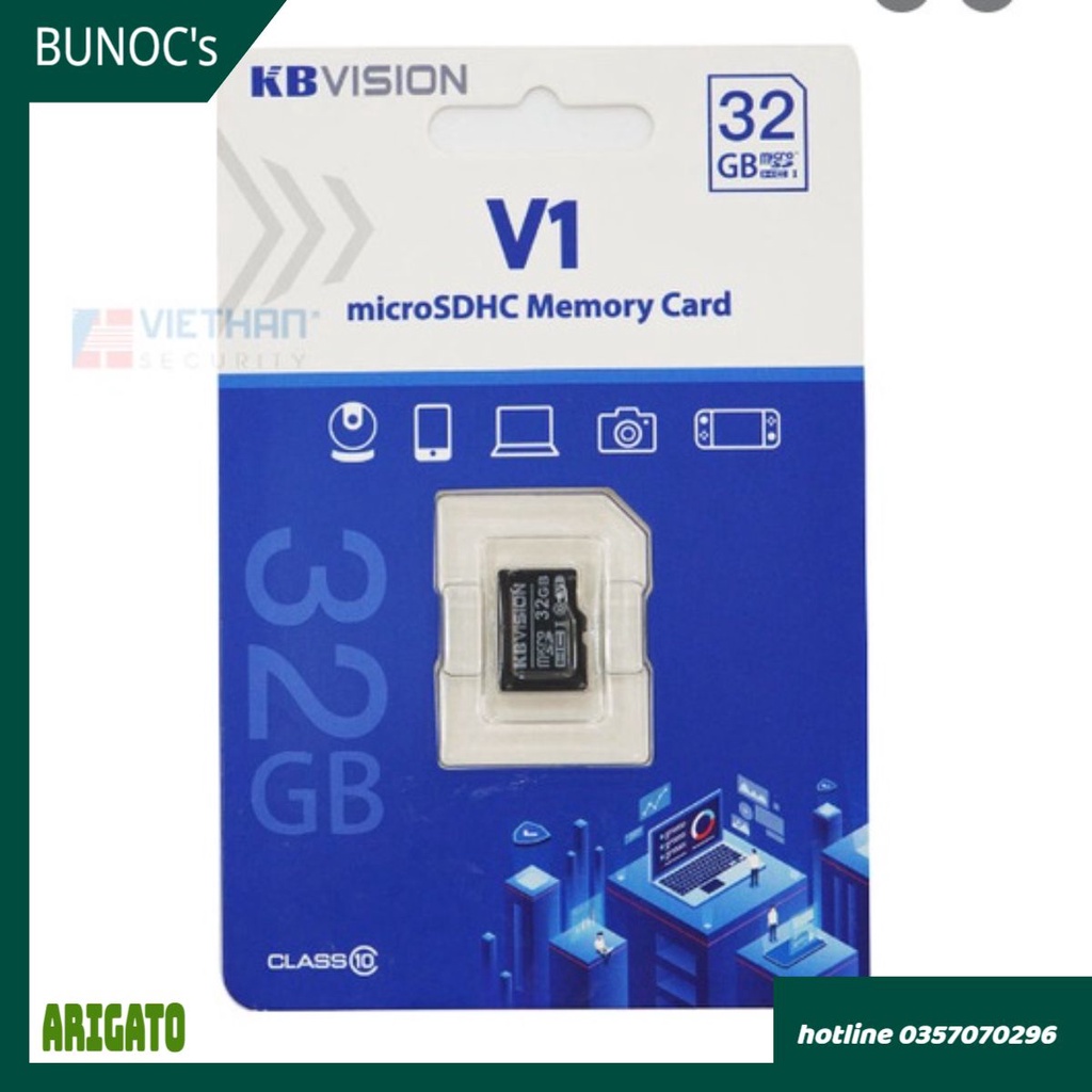 Thẻ nhớ 32GB KBVISION Ultra Class 10 - 95 Mb s 64Gb HIKVISION BUNOC s