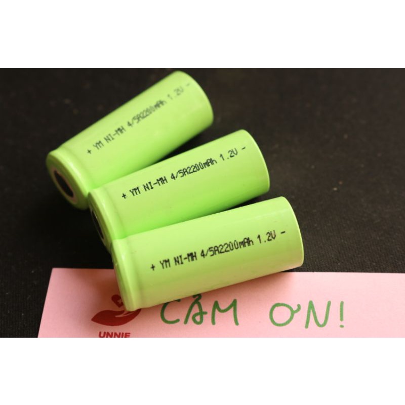 Cell pin công nghiệp- loại 4/5A 2200mAh có thể sạc lại- ảnh thật- pin theo yêu cầu