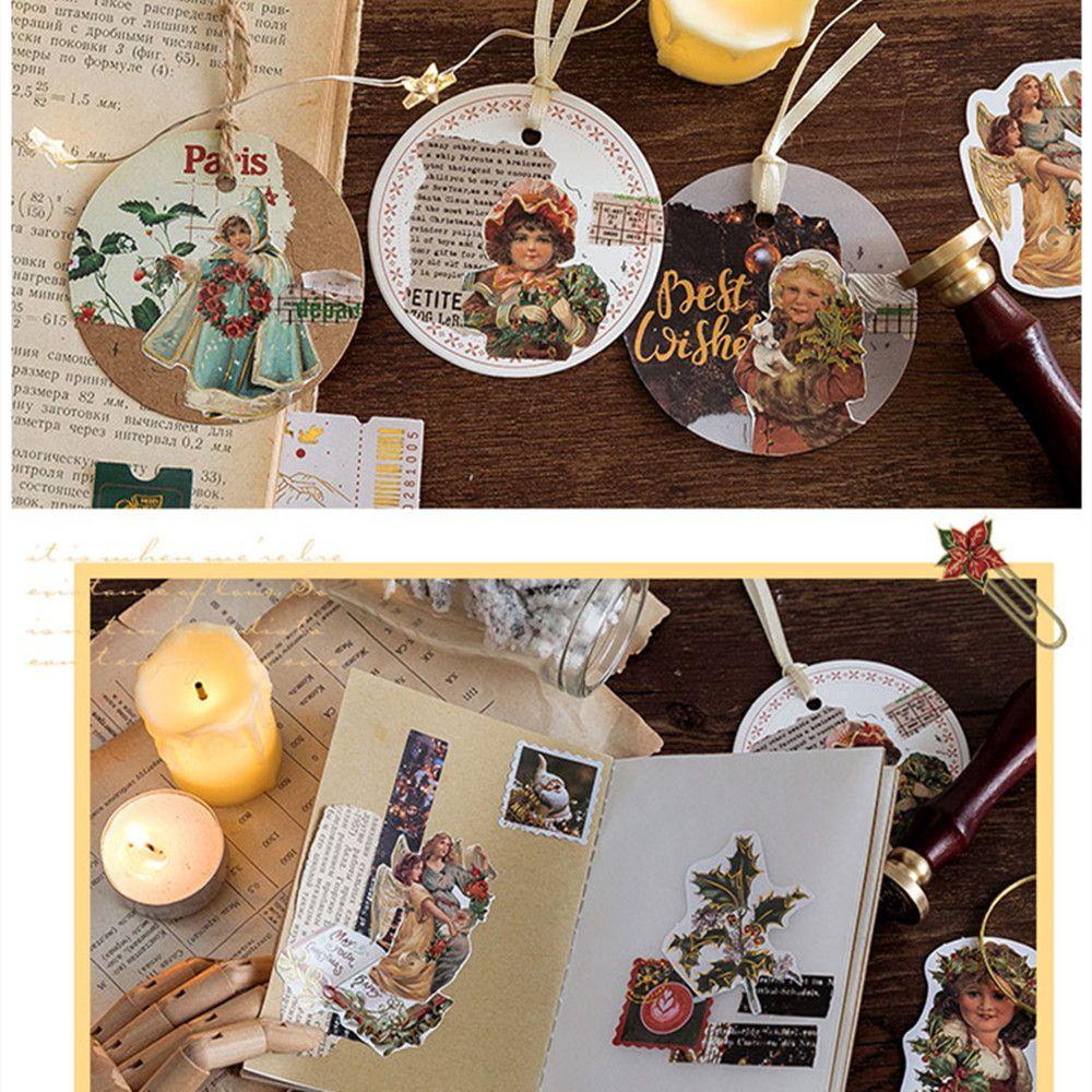 Set 40 Sticker Dán Trang Trí Sổ Tay Chủ Đề Giáng Sinh