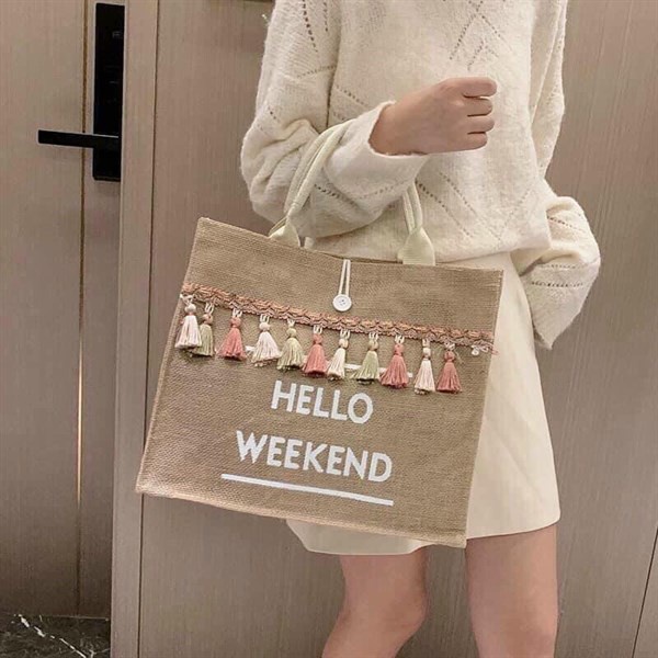 Túi hello weken  tua rua dùng đi học , đi làm ,đi chơi