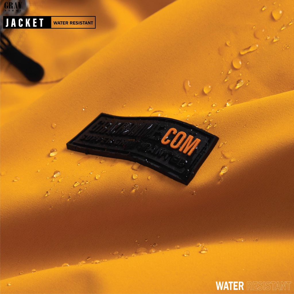 Áo khoác gió 2 lớp nam nữ, áo khoác gió nam Grayhomme chất vải gió tráng bạc chống nước (CW2001)