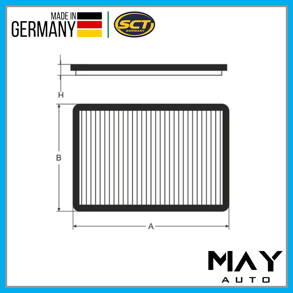 Lọc Gió Điều Hoà Fortuner 2015- SCT GERMANY SAK 334