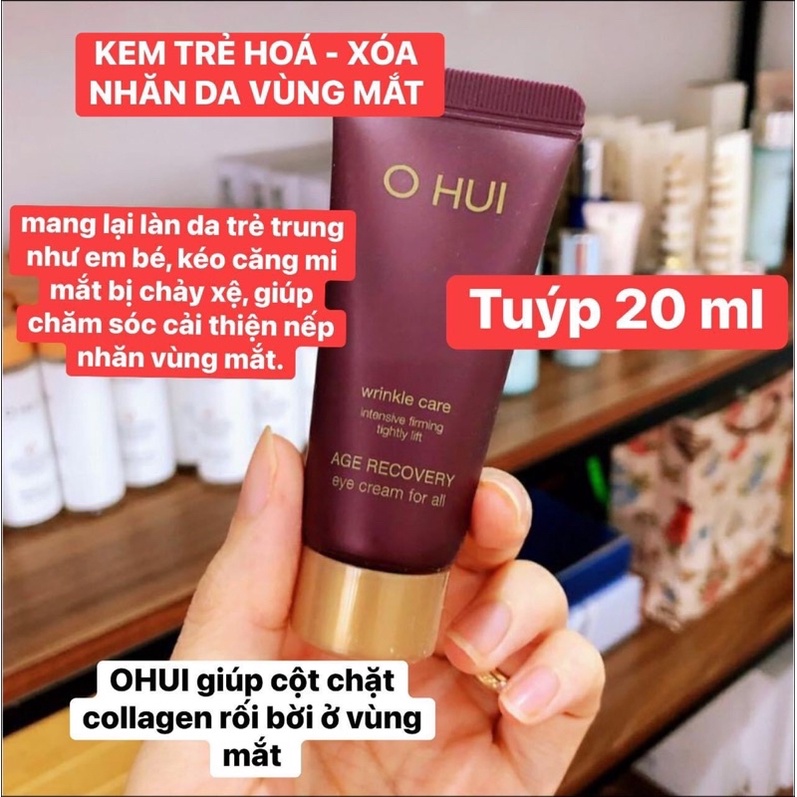Kem dưỡng chống nhăn vùng mắt Ohui baby colagen tuýp 20ml