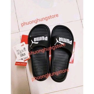 [Chính hãng][Sale sốc] Dép Puma đen V2 size 40.5