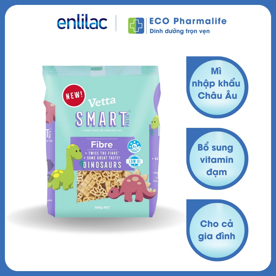 Mì ăn dặm Vetta Smart 500g - Bổ sung dinh dưỡng cho bé và người tiểu đường, giảm cân, chế độ ăn lành mặt