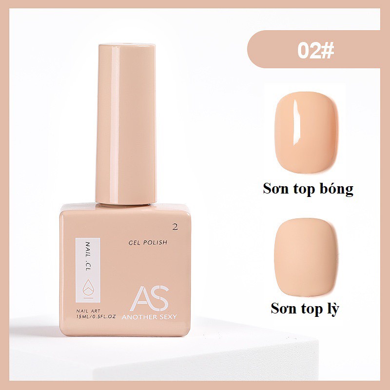 Sơn gel AS mẫu chai vuông siêu hot 60 màu (mã 1 đến 30) 15ml