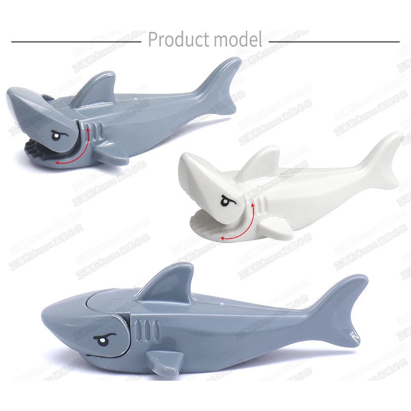 Đồ Chơi Lego Lắp Ráp Mô Hình Thế Giới Cá Mập Biển Sâu Cỡ Nhỏ Dễ Thương Cho Bé