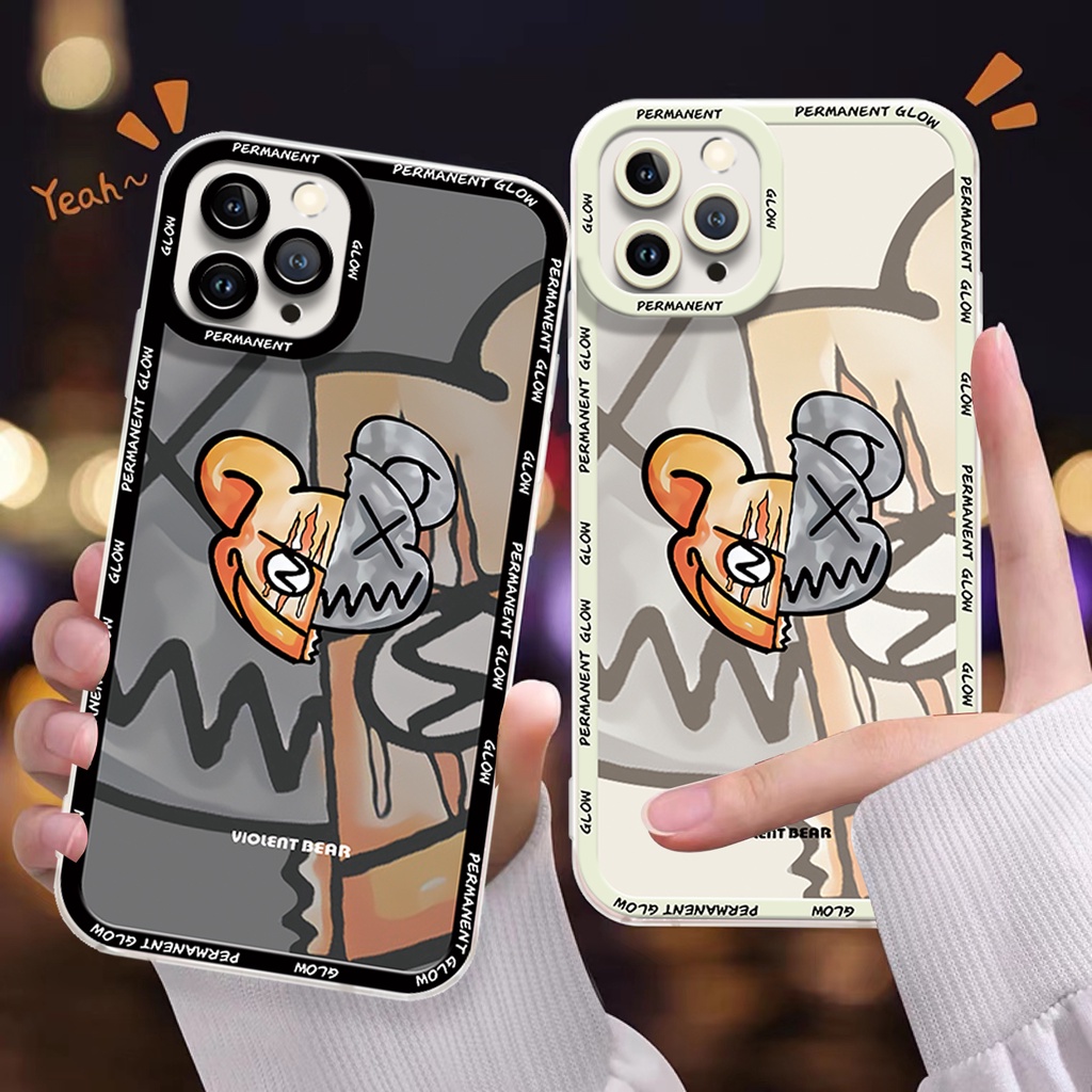 Ốp Điện Thoại Silicon TPU Mềm Trong Suốt Chống Sốc Thời Trang Cho iPhone 14 13 12 11 Pro XS Max X XR 8 7 6 6S 14 Plus