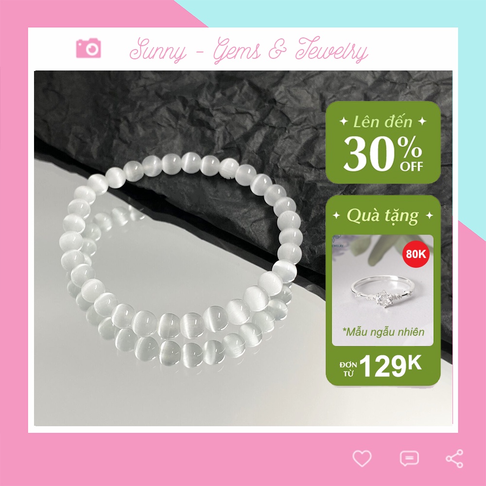 Vòng Phong Thủy Cho Nữ A013, Vòng Tay Cho Người Hợp Mệnh Thủy, Mệnh Mộc - Sunny Jewelry