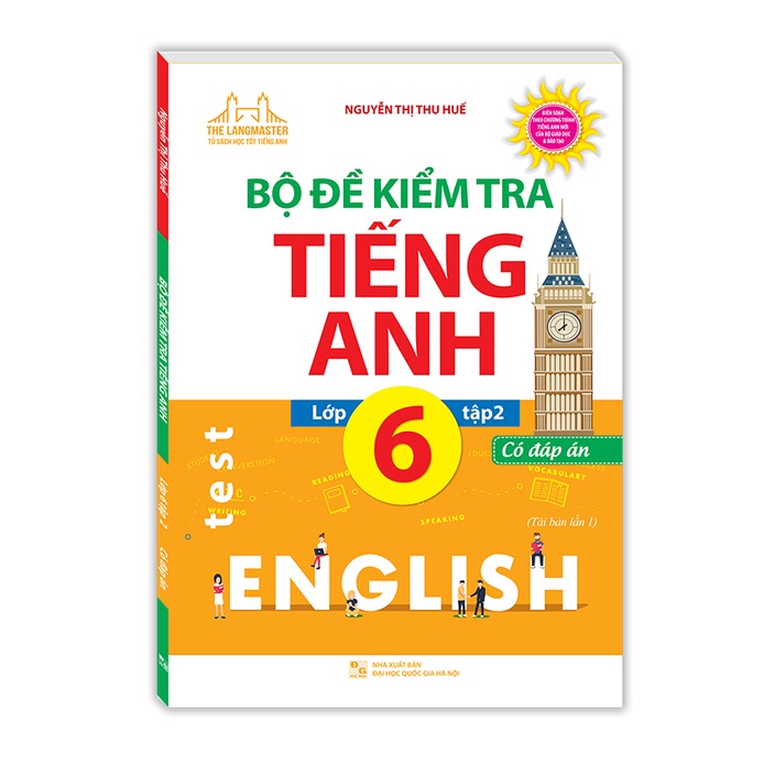 Sách - Combo 3c Luyện chuyên sâu và từ vựng tiếng anh  &amp; Bài tập tiếng anh &amp; bộ đề kiểm tra tiếng anh lớp 6 tập 2