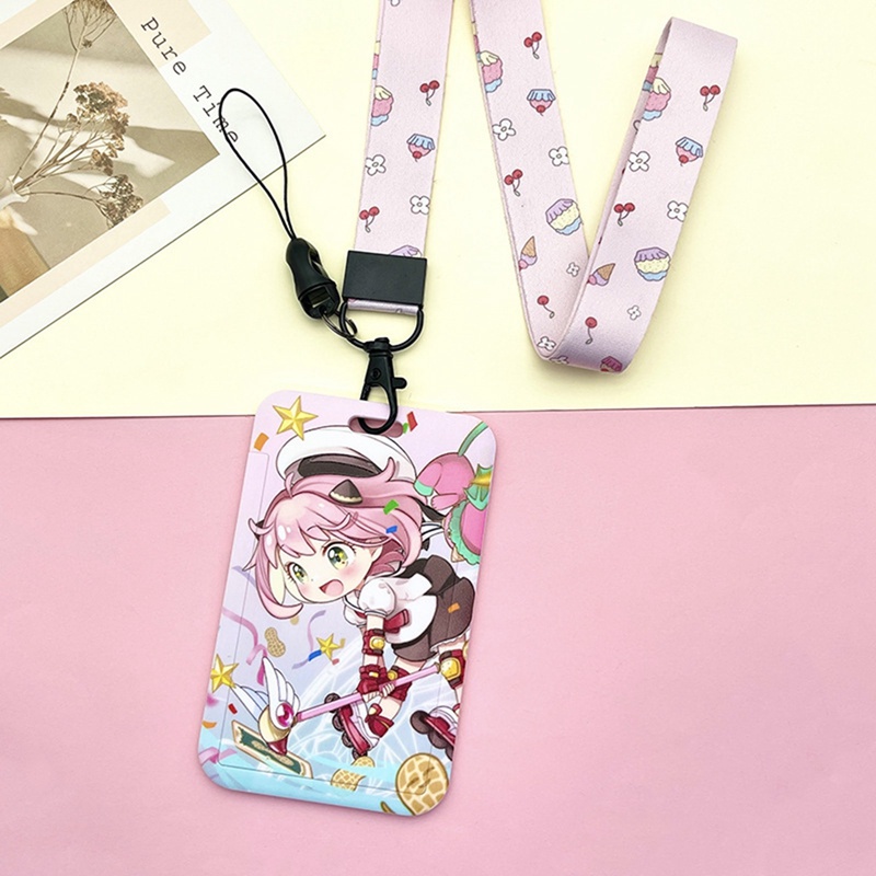 Dây Đeo Thẻ ID / Chìa Khóa / Điện Thoại Họa Tiết Hoạt Hình Anime SPY x Cho Gia Đình
