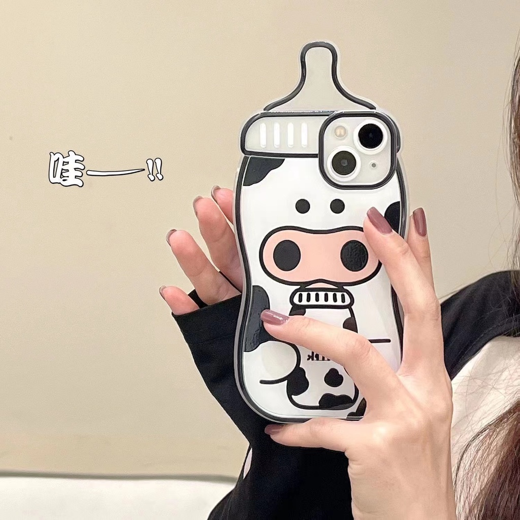 Ốp Điện Thoại Silicon Mềm Hình Bình Sữa Em Bé Cho iPhone 13 13 Pro 12 12 Pro Max 11 X XR XS Max 7 + 8 + SE 2020