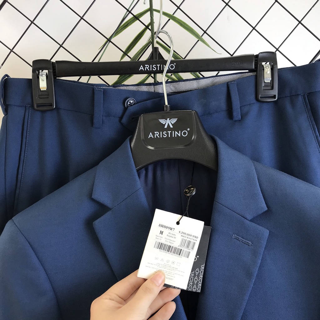 Bộ VEST nam Aristino tag 4200K lịch lãm from rộng ASU009W7