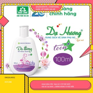 Dung dịch vệ sinh - dạ hương teen 100ml