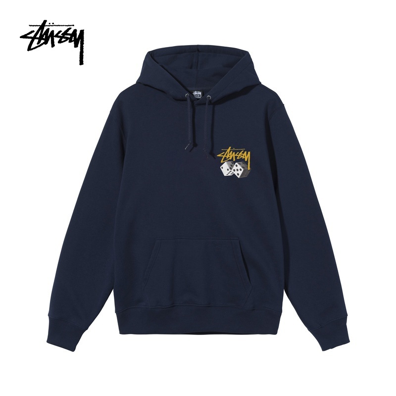 STUSSY Áo Hoodie In Hình Xúc Xắc Cá Tính 924751Mh
