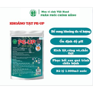Khoáng kích lột & hạ phèn cho ao tôm pe-up viethand gói 200gam