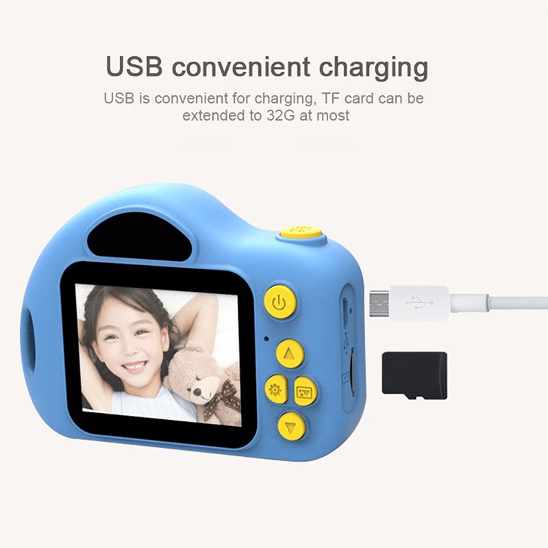 X7 trẻ em Máy ảnh Mini ống kính kép máy ảnh kỹ thuật số máy ảnh mini video máy ảnh thể thao máy ảnh okase