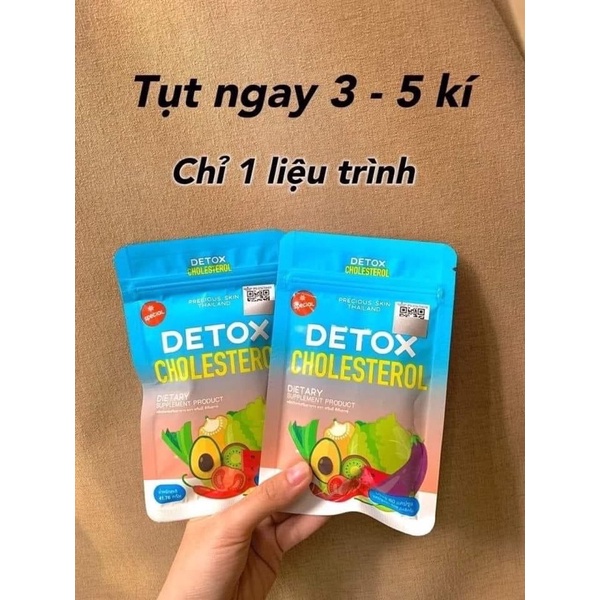 Viên uống khử mỡ DETOX CHOLESTEROL Thái Lan