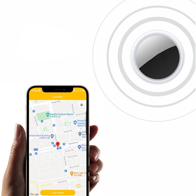 Thiết Bị Định Vị GPS Thông Minh Kết Nối Bluetooth 4.0 Chống Thất Lạc Cho Apple Airtag