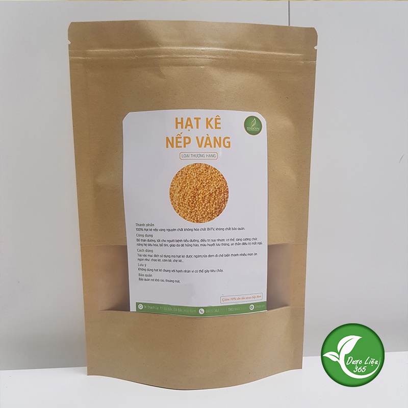 Hạt kê nếp vàng đã tách vỏ, hạt to - DV117