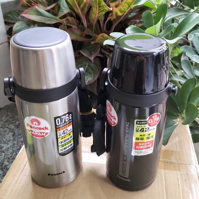 Bình giữ nhiệt Peacock 760ml - ASJ - 81 hàng nhập khẩu cao cấp