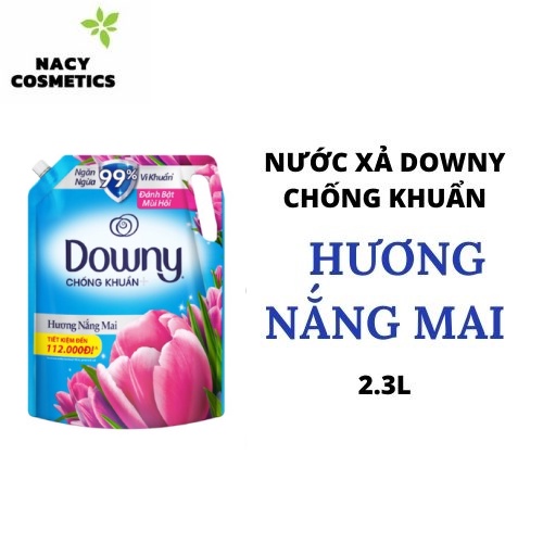 Nước Xả Vải Downy Chống Khuẩn Hương Nắng Mai 2.3L