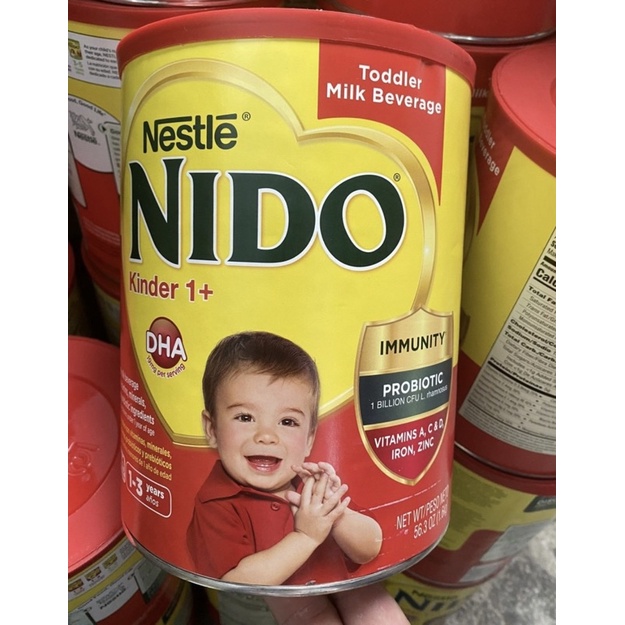 Sữa NIDO nắp đỏ 1,6kg - Mỹ 07/2023 (Hộp)