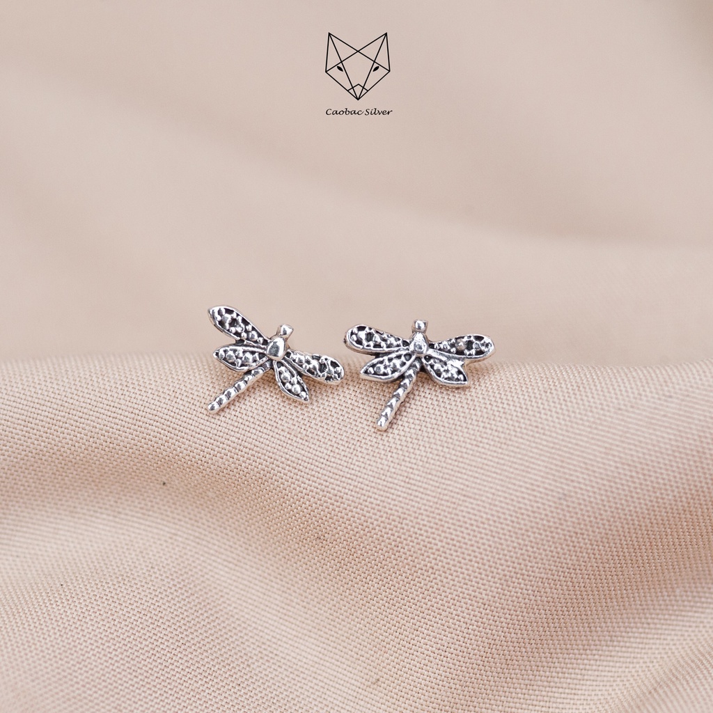 Khuyên Tai Bạc Nữ CaoBac Silver Chất Liệu Bạc Thái Cao Cấp Thiết Kế Hoạ Tiết Con Vật Đáng Yêu  Độc Đáo Mới Lạ