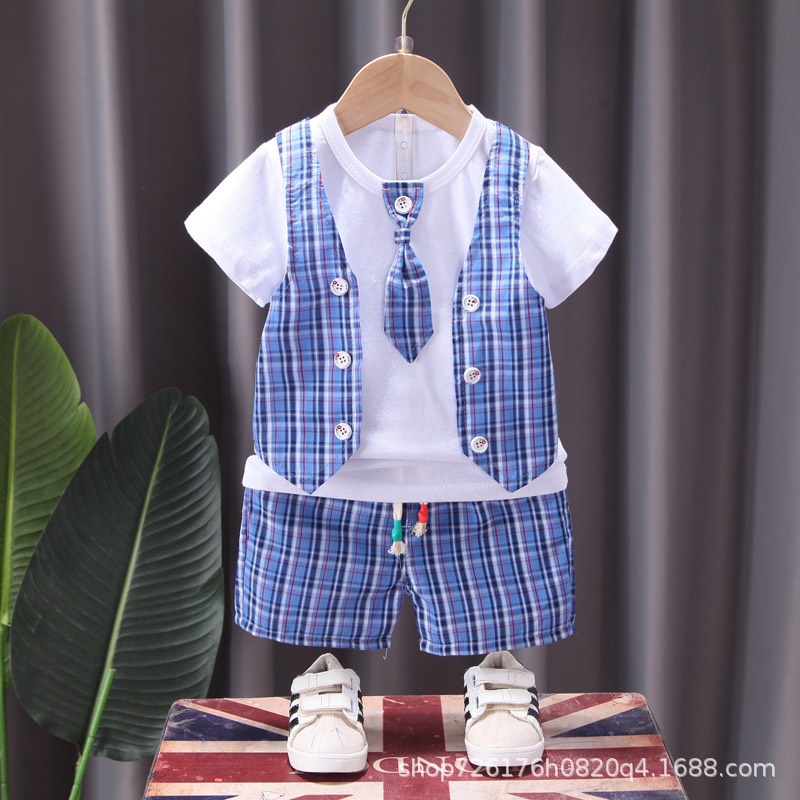 Set công tử bé trai bộ quần áo cho bé trai hot boy phong cách tại Minkids