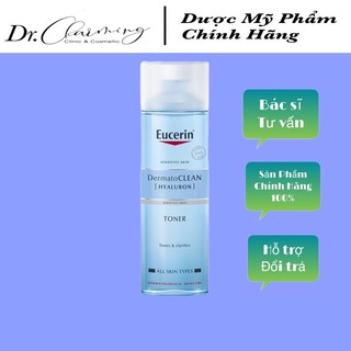 [ NHẬP KHẨU] TONER Nước hoa hồng làm sạch da Eucerin Dermato Clean 200ml