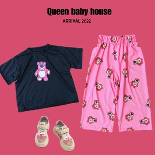 Set lotso bear hồng Q.B Studio