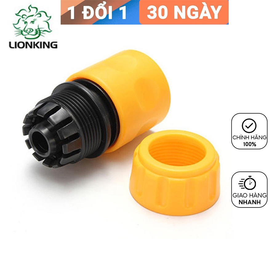 Khớp nối nhanh ống nước phi 10, phi 12, phi 14, phi 16, cút nối nhanh lionking chất liệu nhựa ABS bền đẹp dễ lắp đặt