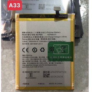 Pin oppo a33 / a35 / f1w / blp605 zin dung lượng 2400mah