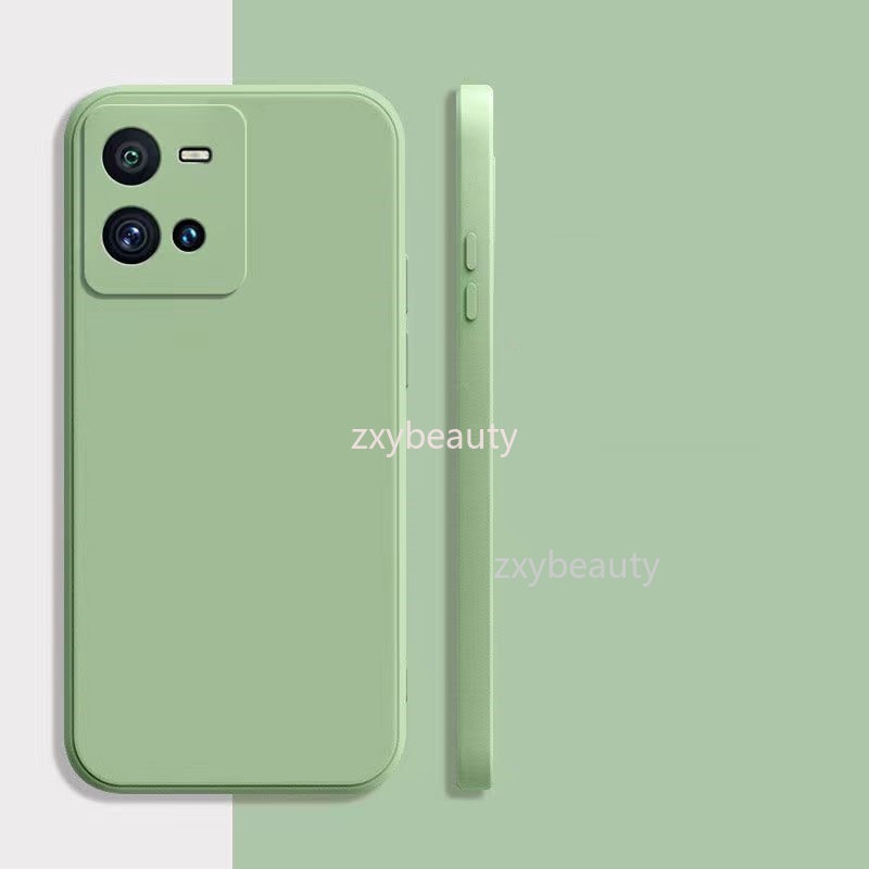 Ốp Điện Thoại TPU Dẻo Vuông Cao Su Mềm Cho Vivo V25 V25E Y35 4G 2022 VIVOY35 V25 Pro V25Pro