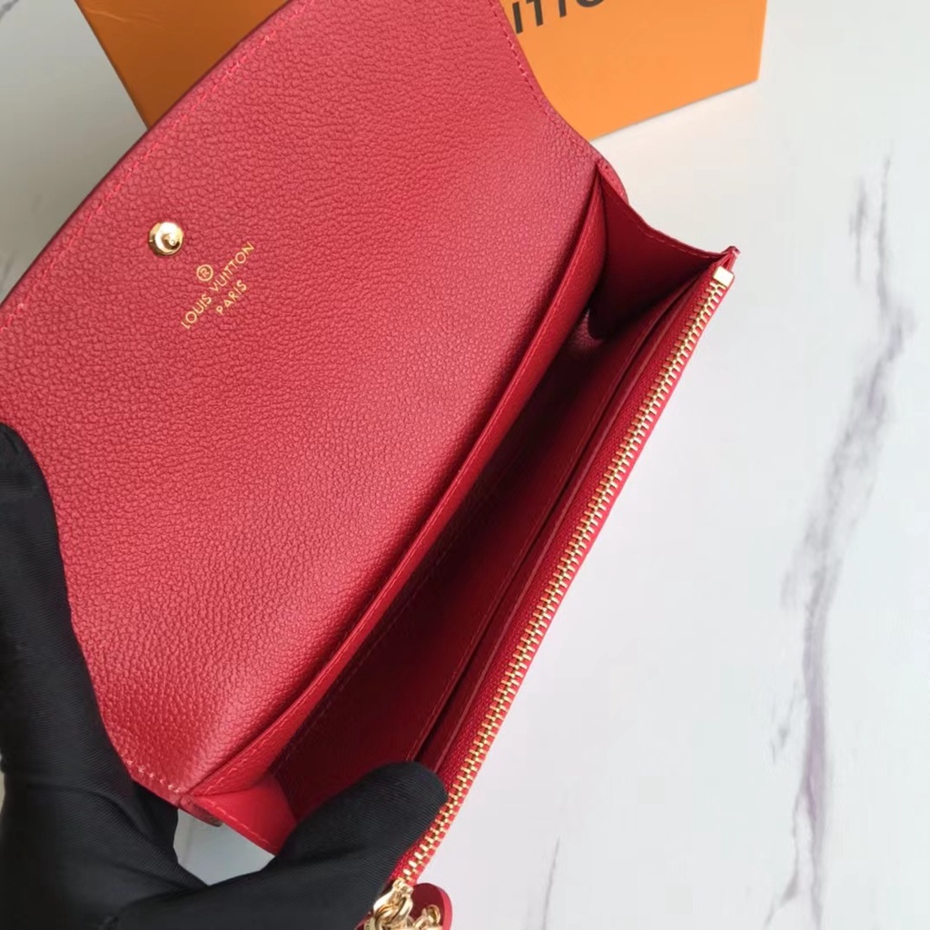 Sẵn sàng giao hàng Ví nữ Emilie mới của Louis Vuitton LV có hộp M63918