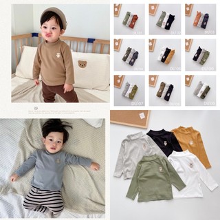 Set 3 áo giữ nhiệt thêu gấu
