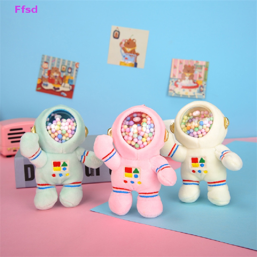 {Ffsd} Thú Nhồi Bông Hình Thỏ Phi Hành Gia Hoạt Hình Đáng Yêu ​Móc Khóa Hình Búp Bê Dễ Thương