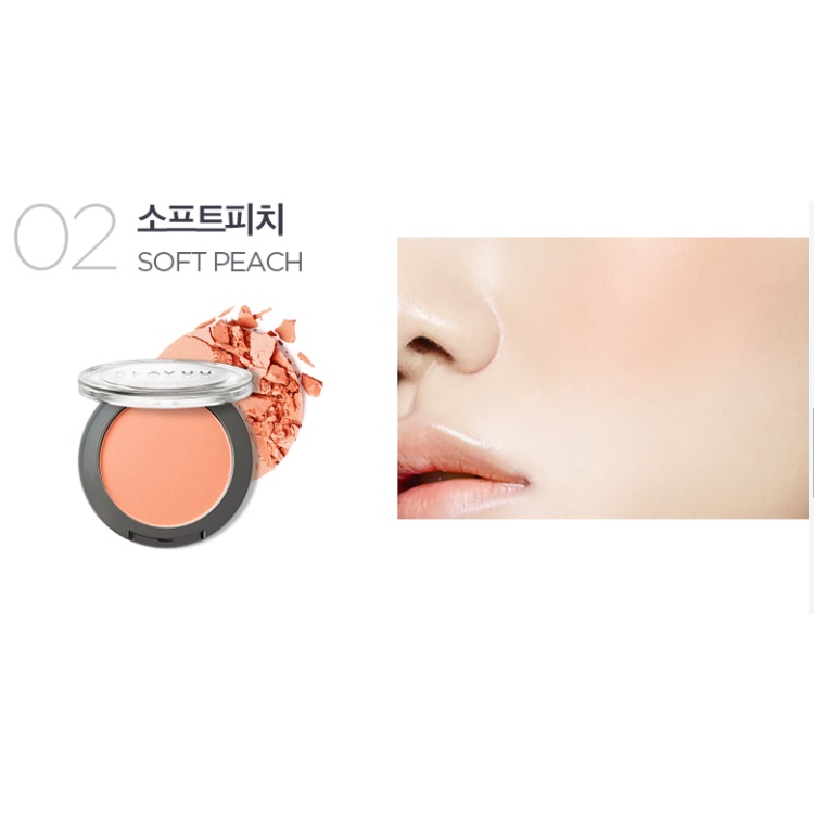 Phấn Má Hồng Klavuu Urban Pearlsation Natural Powder Blusher